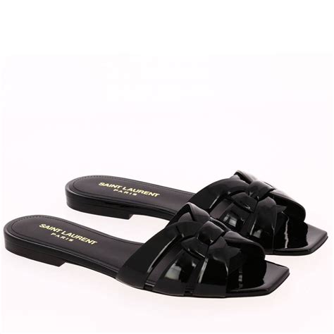 ysl sandals women|saint laurent sandals flat.